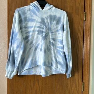 BNWT Abercrombie blue tie dye hoodie